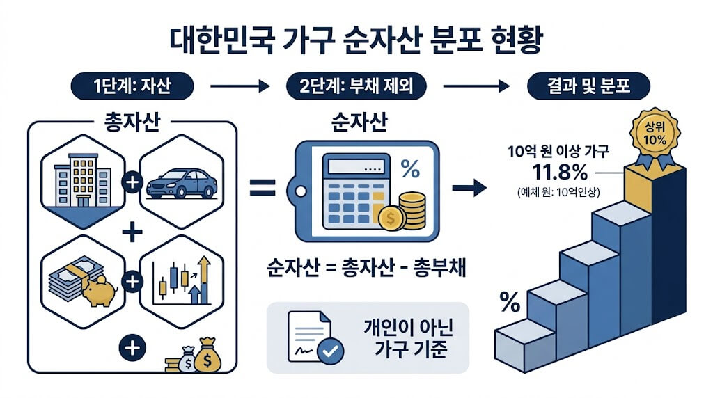 2025년 순자산 얼마면 해당될까