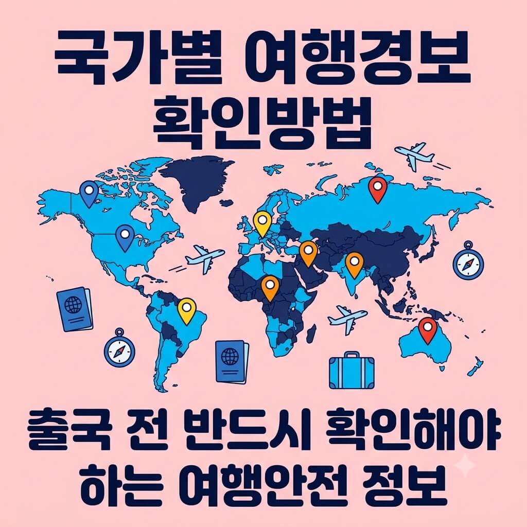 국가별 여행경보 확인방법