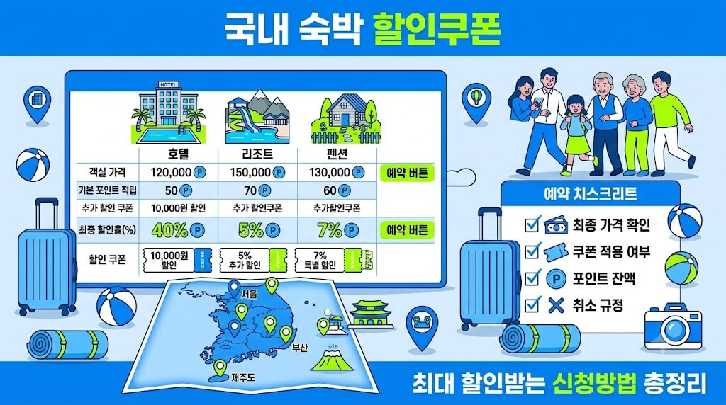 국내 숙박 할인쿠폰