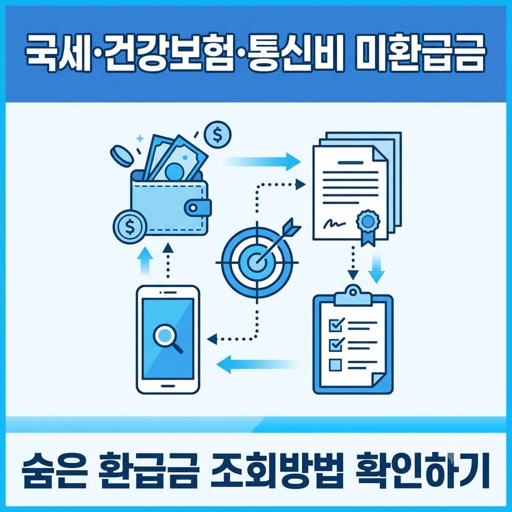 국세·건강보험·통신비 미환급금 조회방법 확인하기｜숨은 환급금 한 번에 찾는 방법