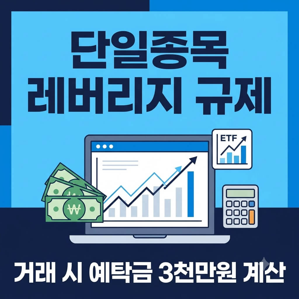 단일종목 레버리지 규제 거래 시 예탁금 계산
