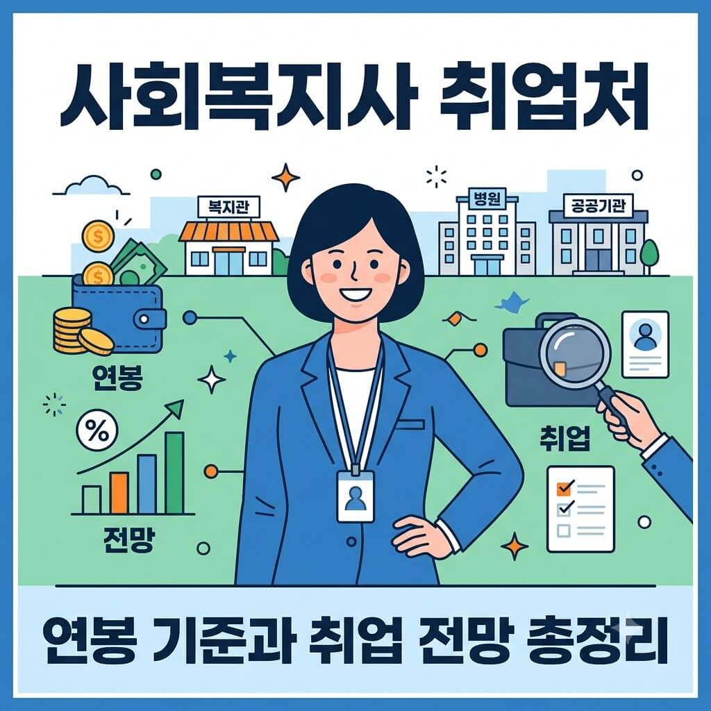 사회복지사 취업처와 연봉