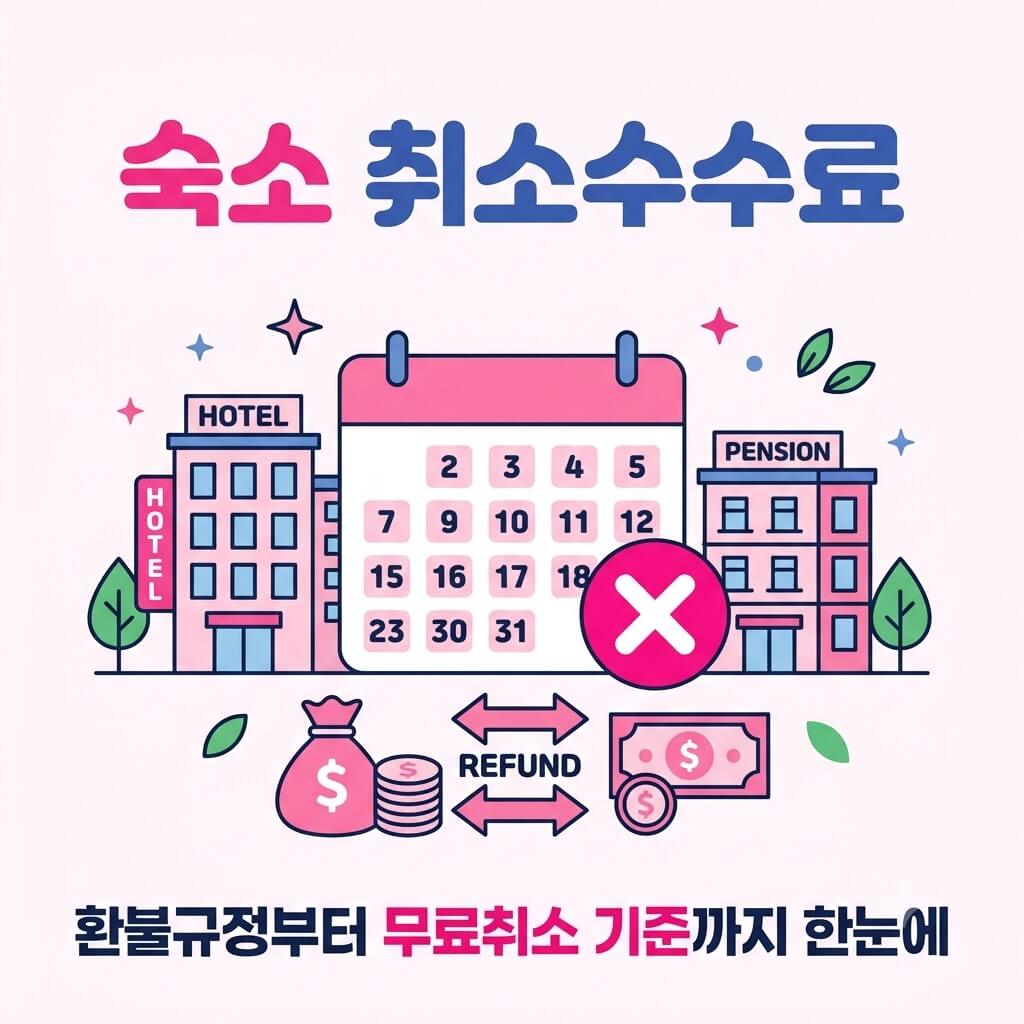 숙소 취소수수료 환불규정