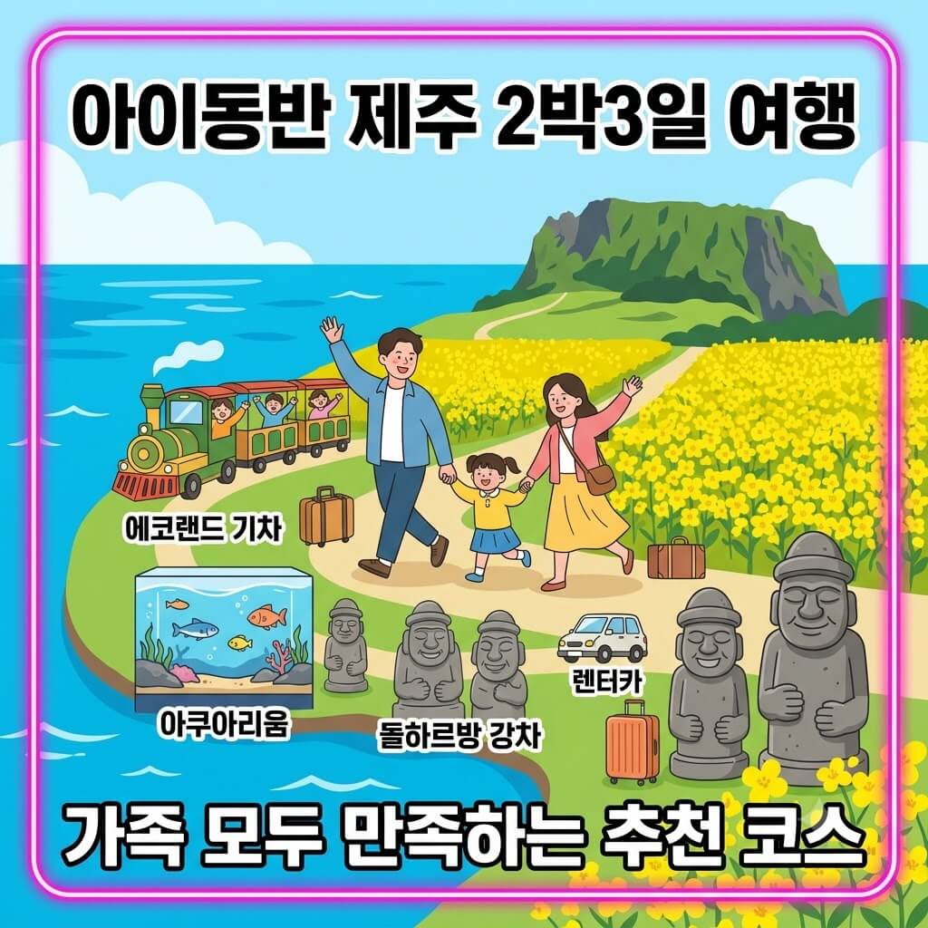 아이동반제주2박3일여행