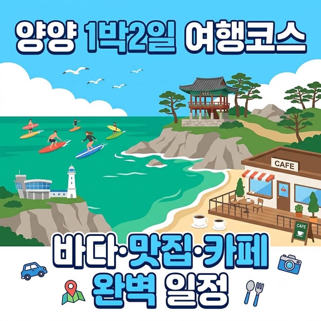 양양 1박2일 여행코스