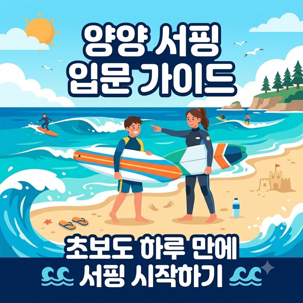 양양 서핑 입문 가이드