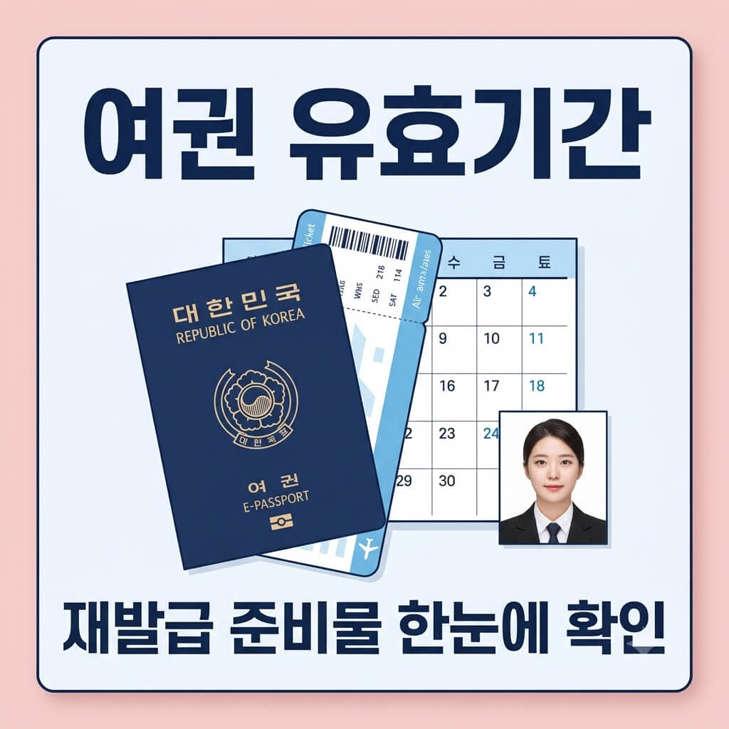 여권 유효기간과 재발급 준비물 총정리