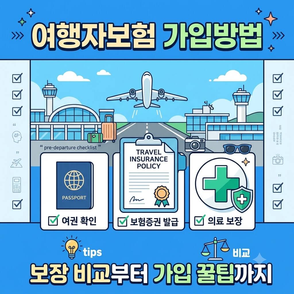 여행자보험 가입방법
