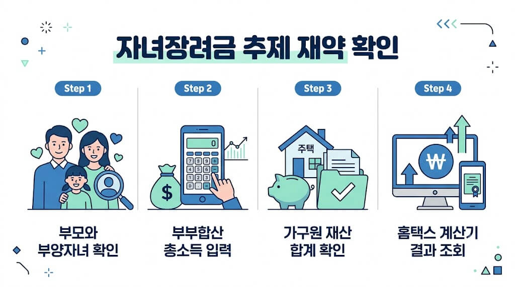 자녀 수·소득별 금액 조회