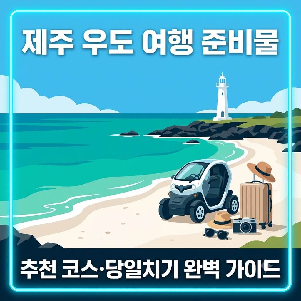 제주 우도 여행 준비물