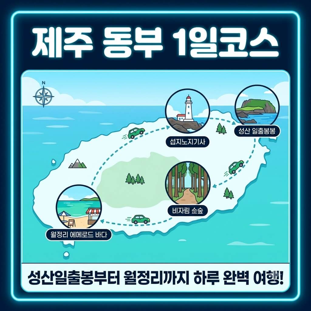 제주 동부 1일코스