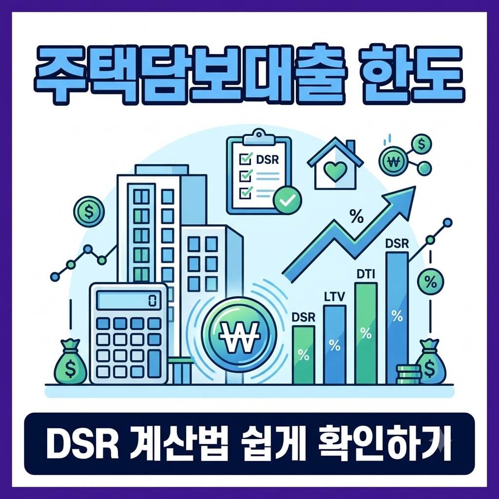 주택담보대출 한도와 DSR 계산법