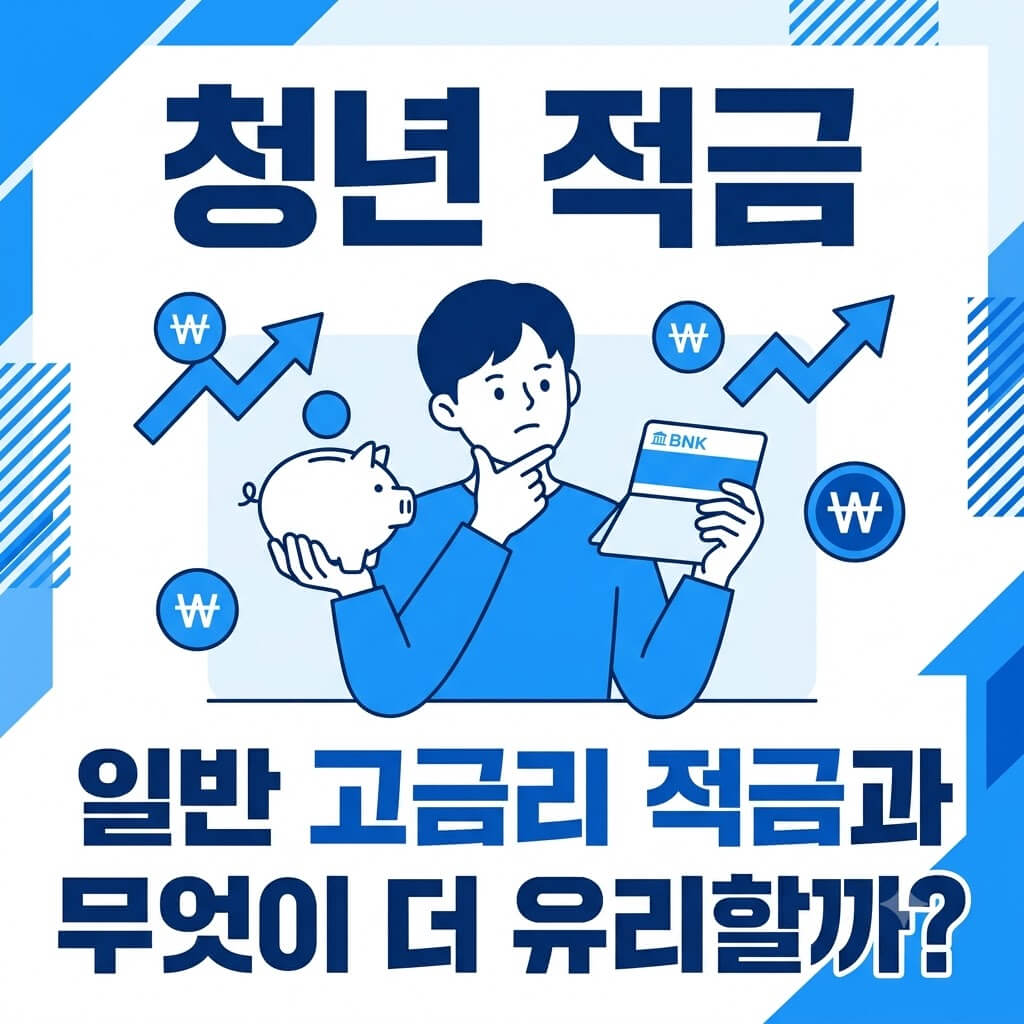 청년 적금과 일반 고금리 적금 비교