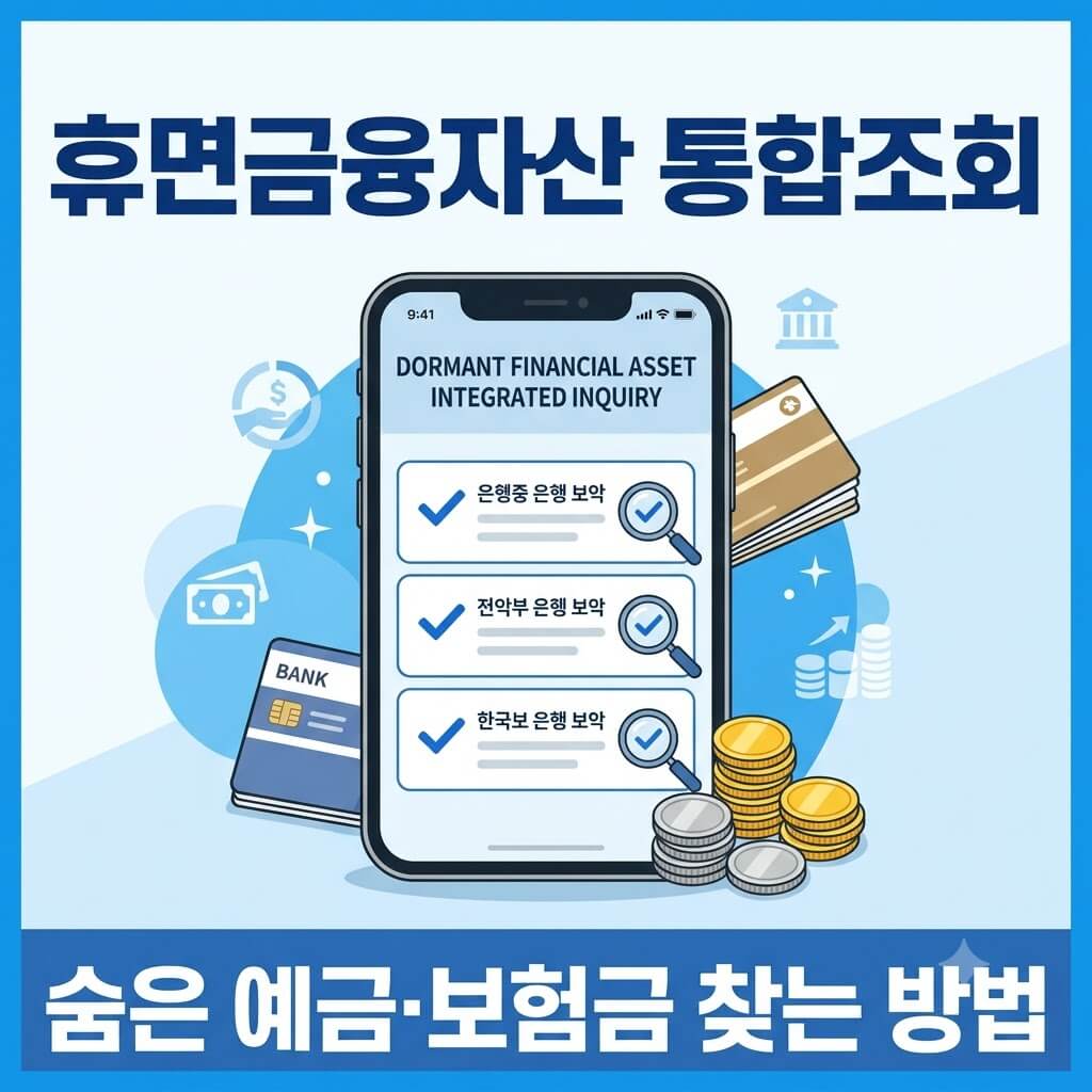 휴면금융자산 통합조회 가이드｜숨은 예금·보험금 조회하고 찾는 방법