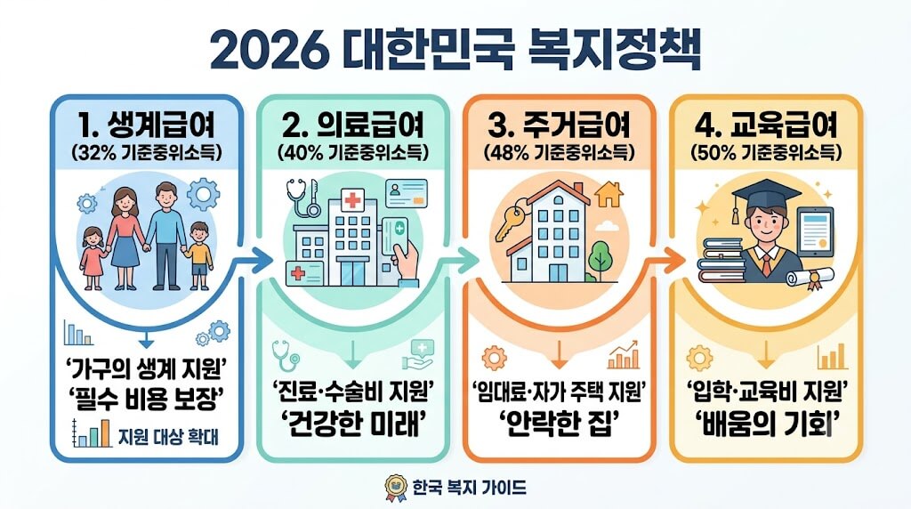 기준중위소득 및 기초생활수급자