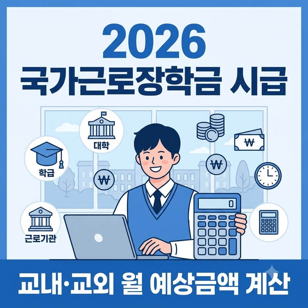 국가근로장학금 시급