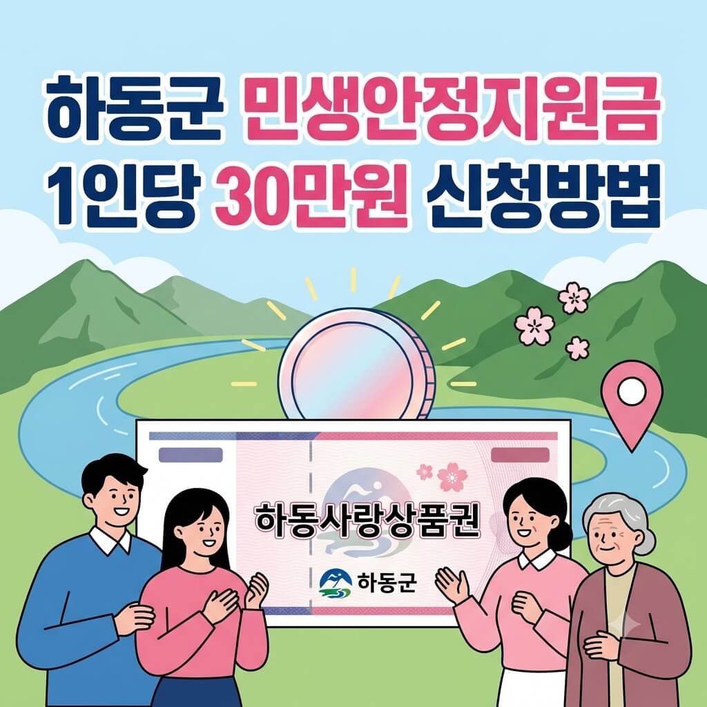 하동군 민생안정지원금